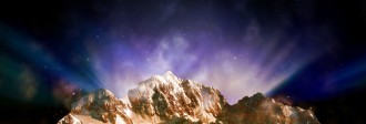 Mountains and Sky Website Banner