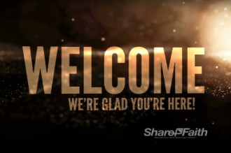 Stars Welcome Intro Video Loops Motions for Church