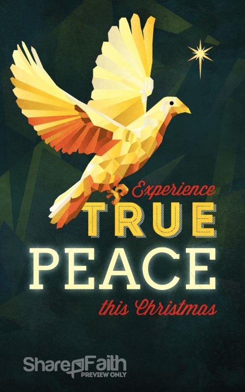 Experience True Peace Church Bulletin | Christmas Bulletins