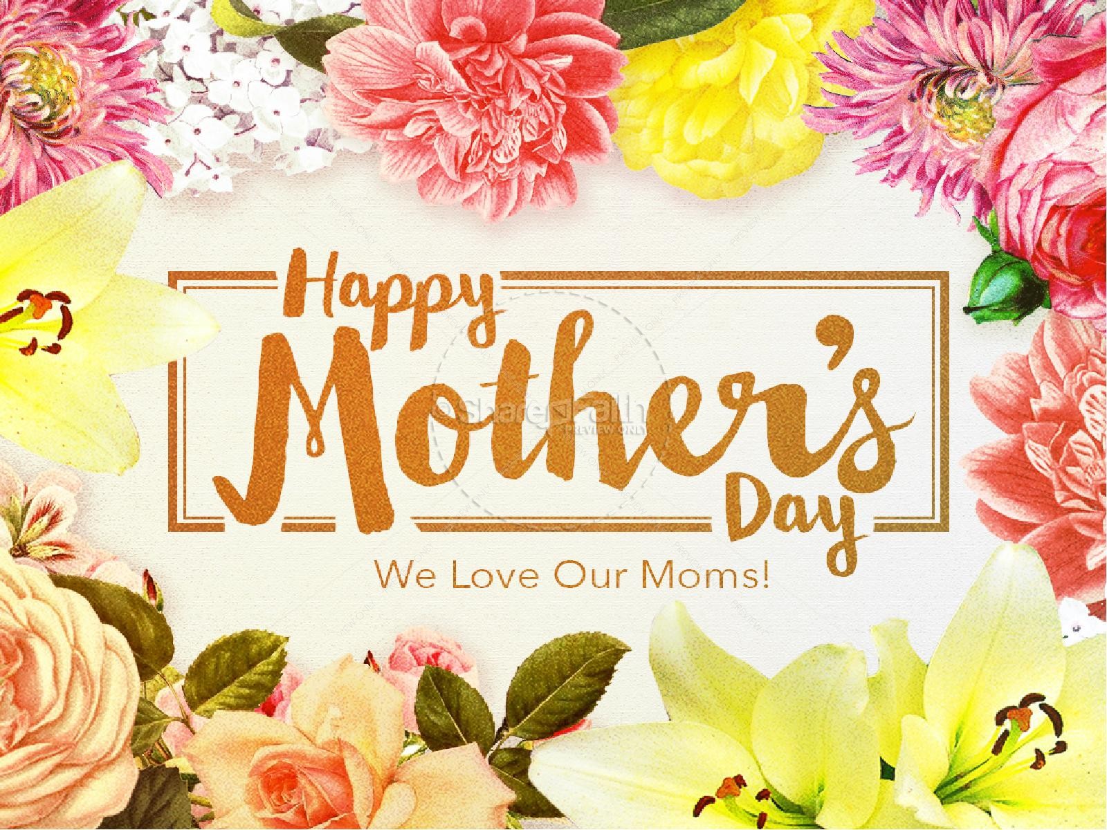 Happy Mother's Day Love Christian PowerPoint Mothers Day PowerPoints