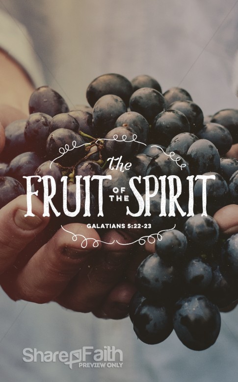 The Fruit Of The Spirit Religious Bulletin 