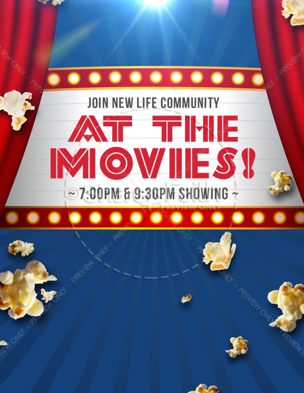 Free Movie Night Flyer Template from images.sharefaith.com