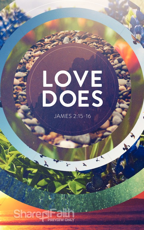 Love Does Ministry Bulletin Sermon Bulletin Covers