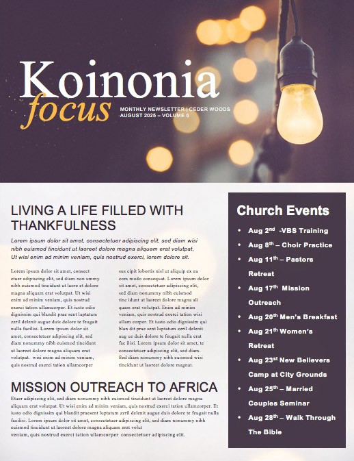 Be The Light Church Newsletter Template Template Newsletter Templates Free Youth Ministry Newsletter Templates