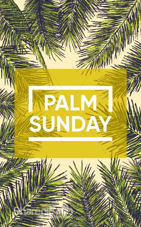 Palm Sunday Church Bulletin | Easter Bulletins