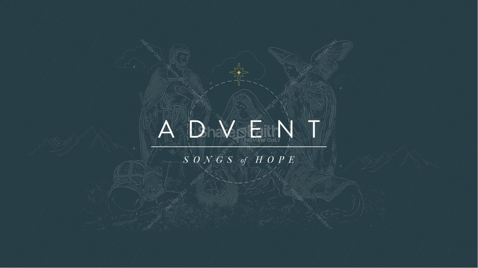 Advent: Songs of Hope Title Graphics
