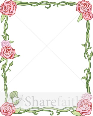 Border Frame Flower