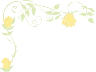 Yellow Rose Faded Corner
