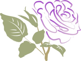 Purple Sympathy Rose