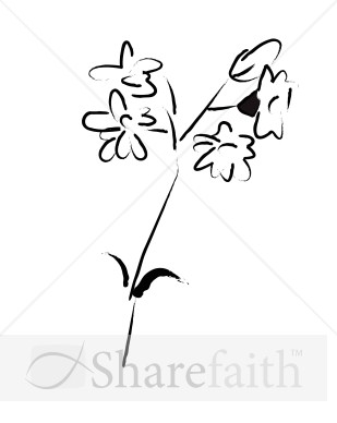 Simple Flower Sketch