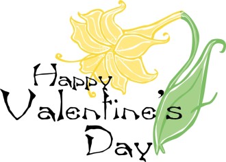 Happy Valentine's Day with Spring Daisy