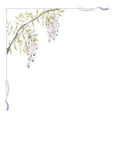 Summer Wisteria Page Corner