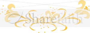 Abstract Gold Lilies