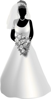 Bride Shown From Front