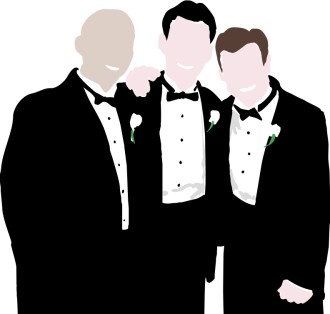 Groom and Friends