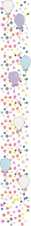 Bright Little Shapes with Ballons Column