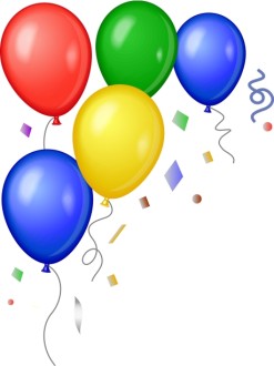 Corner of Bright Balloons