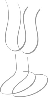 Abstract Wine Glass Couple
