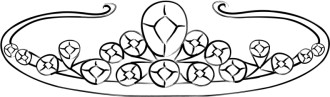 Black and White Tiara