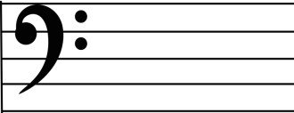 Bass Clef Stave