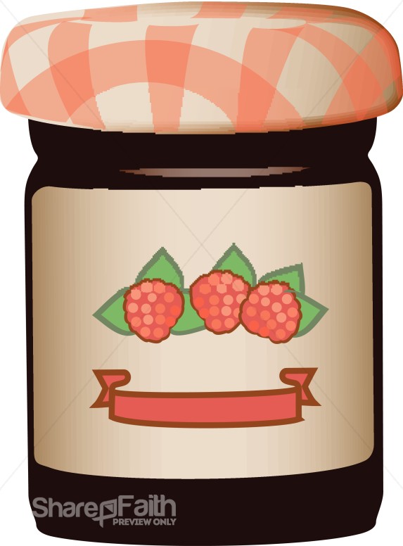 Jar of Raspberry Jam