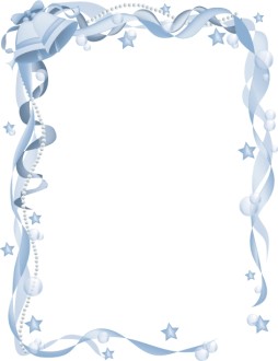 Ornate Wedding Bell Ribbon Frame