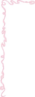 Pink Party Ribbon Corner