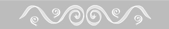 Horizontal Gray Bar with Ribbon Swirls