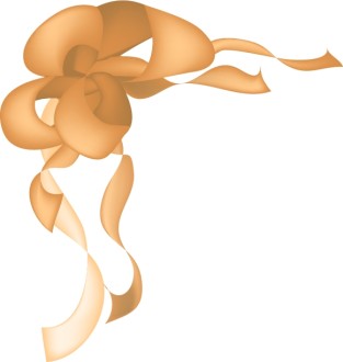 Gold Bow Decoration