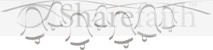 Abstract Gray Line String of Bells