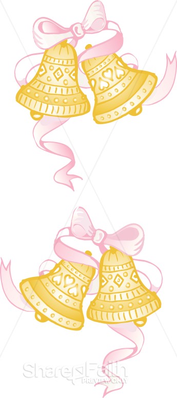 Pink Baby Shower Bells