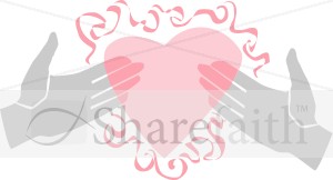 Fancy Heart in Hands