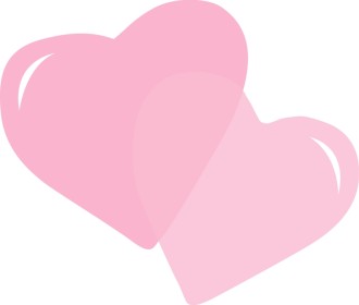Pink Stylized Hearts