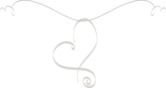 Hanging Spiral Heart Flourish
