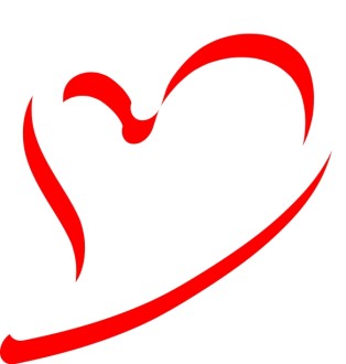 Abstract Heart Outline