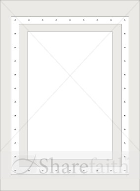 Gray Border with White Stripe