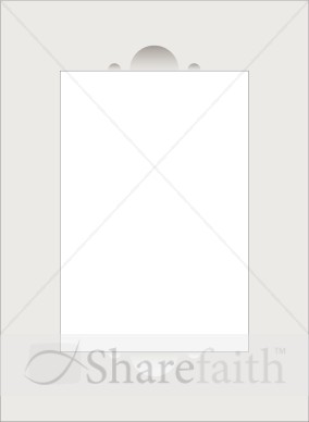 Gray Frame with Half Circles