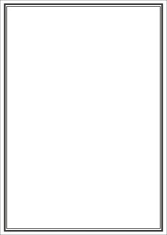 Three Line Stationery Border
