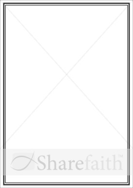 Three Line Stationery Border