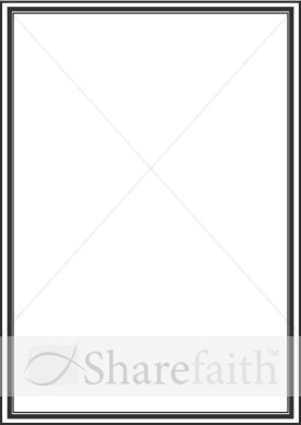 Heavy Line Bulletin Frame