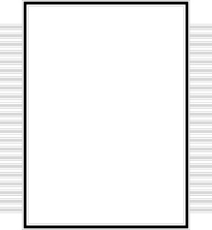 Simple Border with Gray Stacked Bars