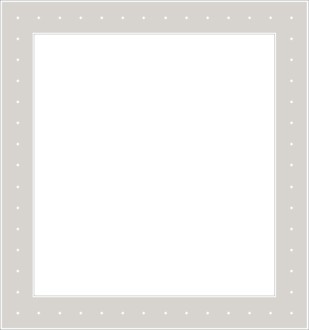 Square Gray Frame with Dots