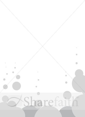 Gray Overlapping Circles Bottom