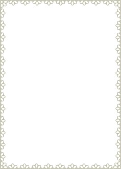 Half Flower Page Frame