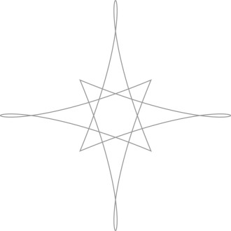 Geometric Star Outline