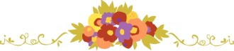 Autumn Flower Page Topper