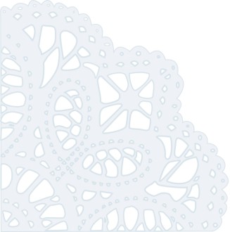 Corner Doily Decoration