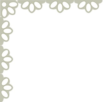 Floral Cornice Large Corner