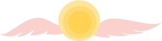 Sun with Pink Wings