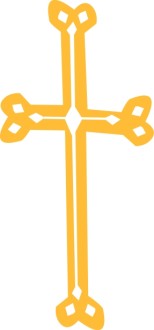 Whimsical Gold Cross
